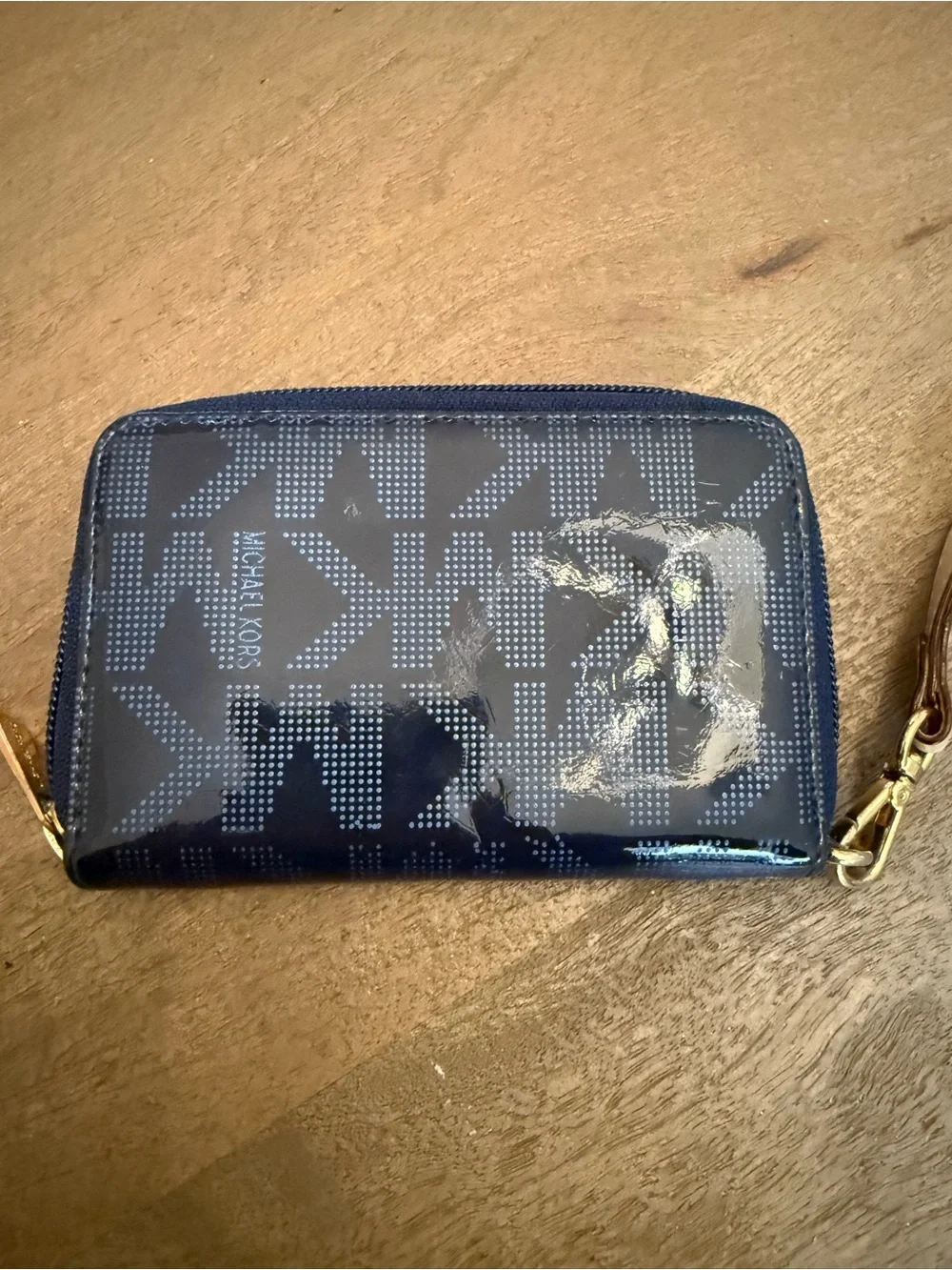 Michael Kors glossy navy